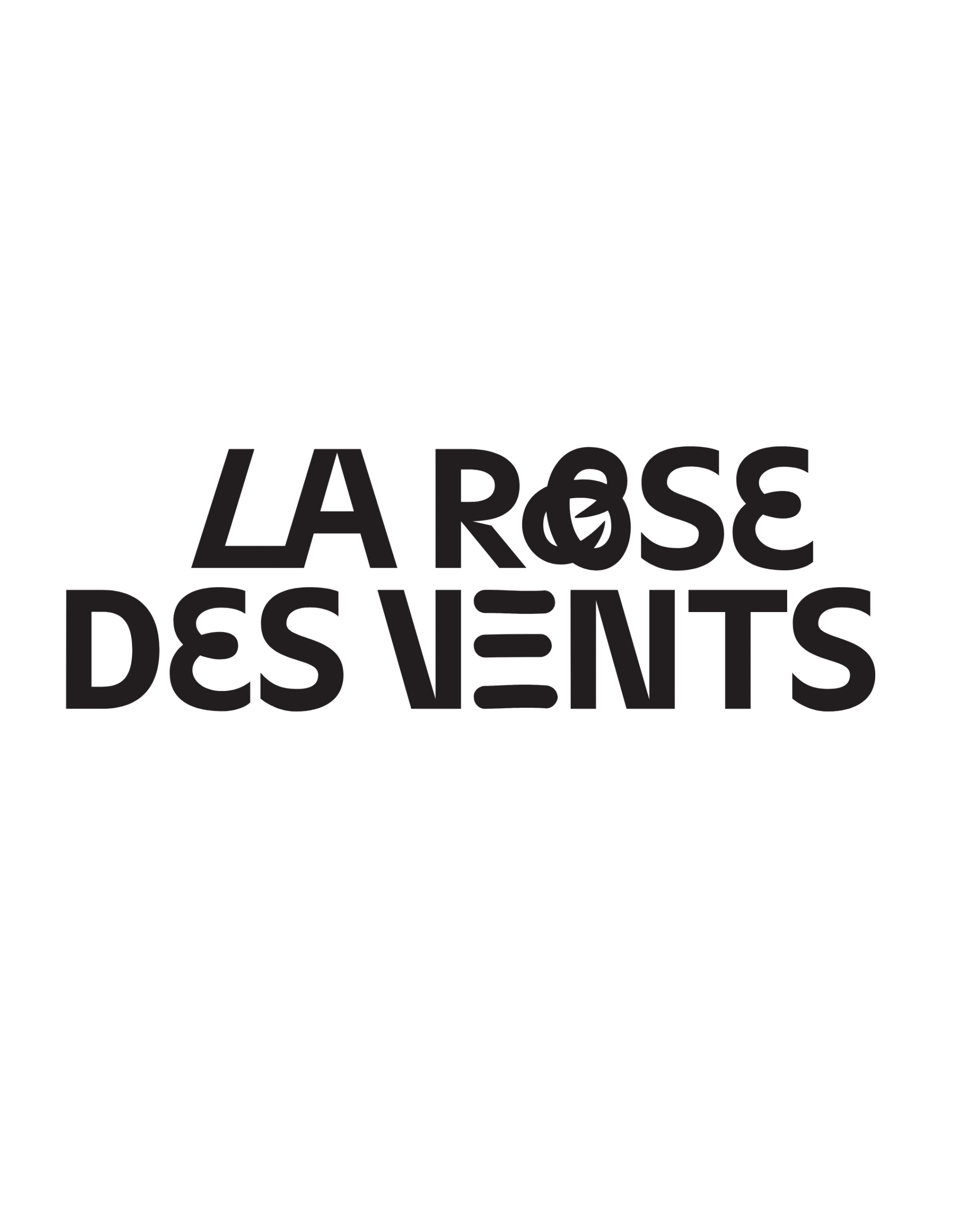 Logo N&B - La Rose des Vents